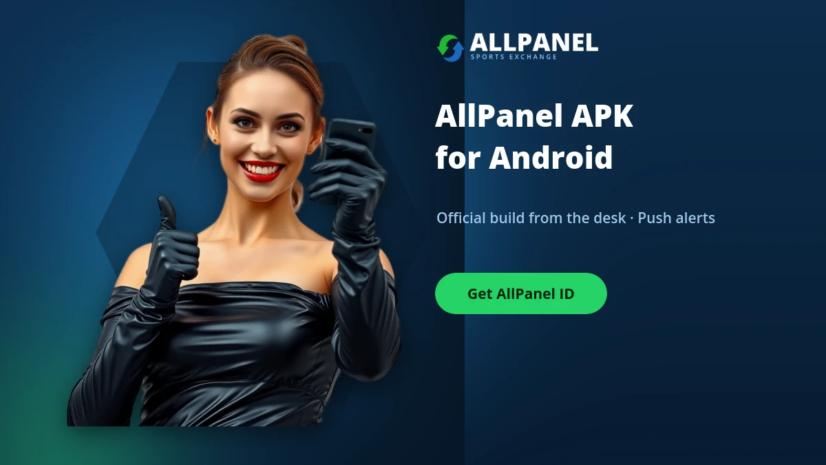 AllPanel APK install screen on an Android phone with the exchange app icon