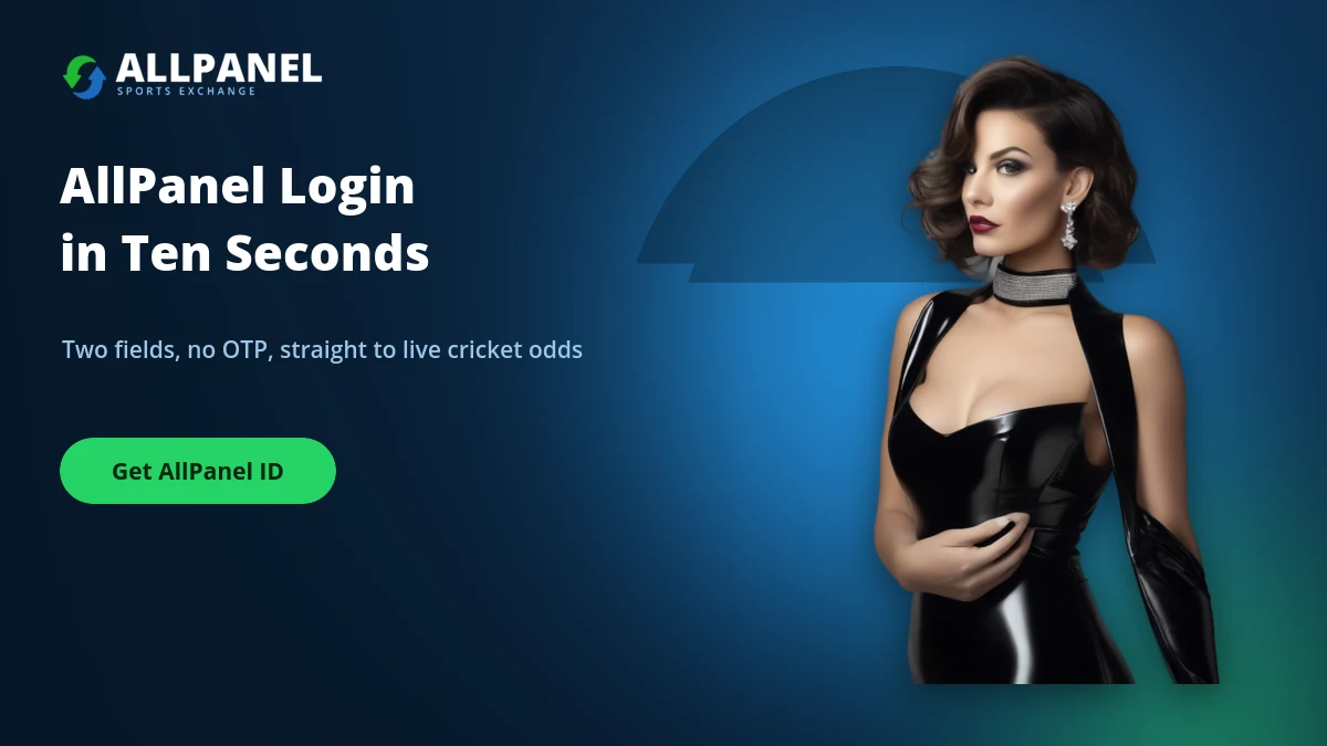 Signing in to an AllPanel account from a phone browser between overs